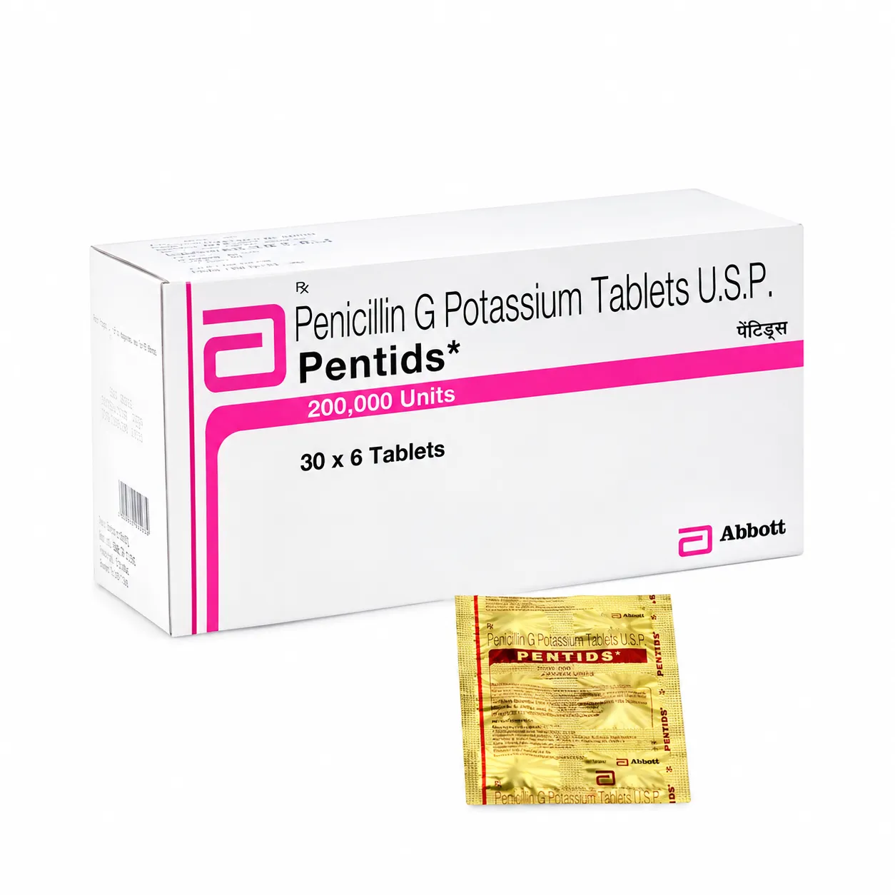 Penicillin G - Pentids 200 Tablet