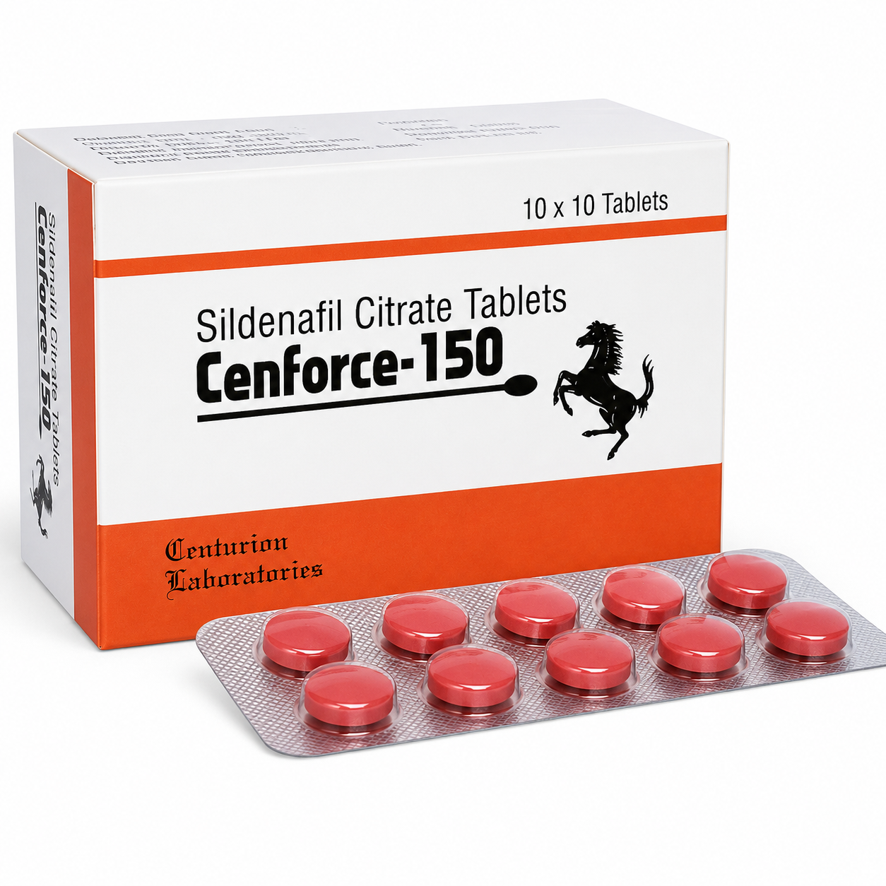 Cenforce 150 mg Red Pill - Sildenafil Citrate Tablet