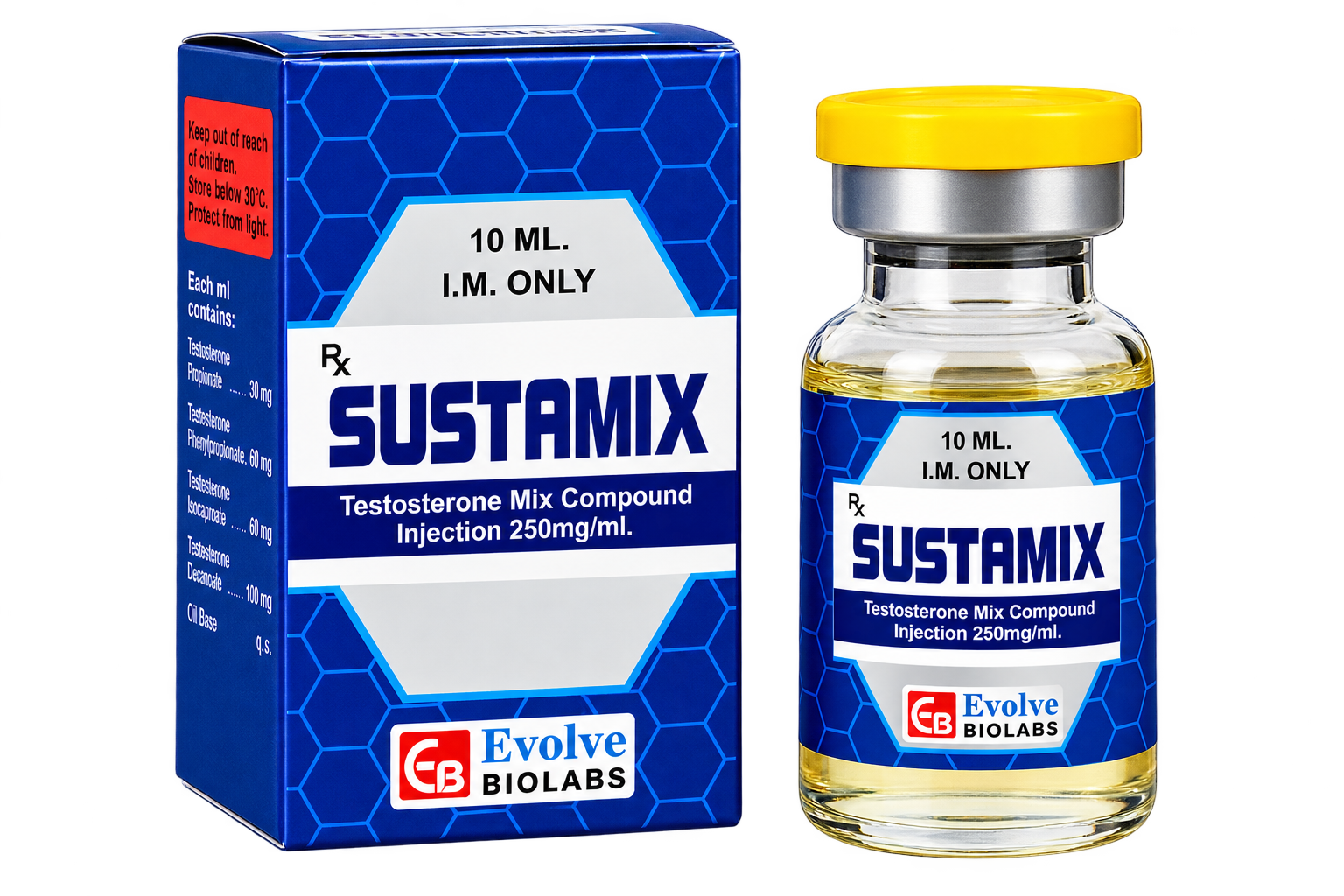 Sustamix 250mg - Testosterone Mix Compound