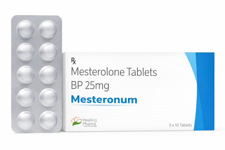 Mesterolone 25mg - Mesteronum 25 mg