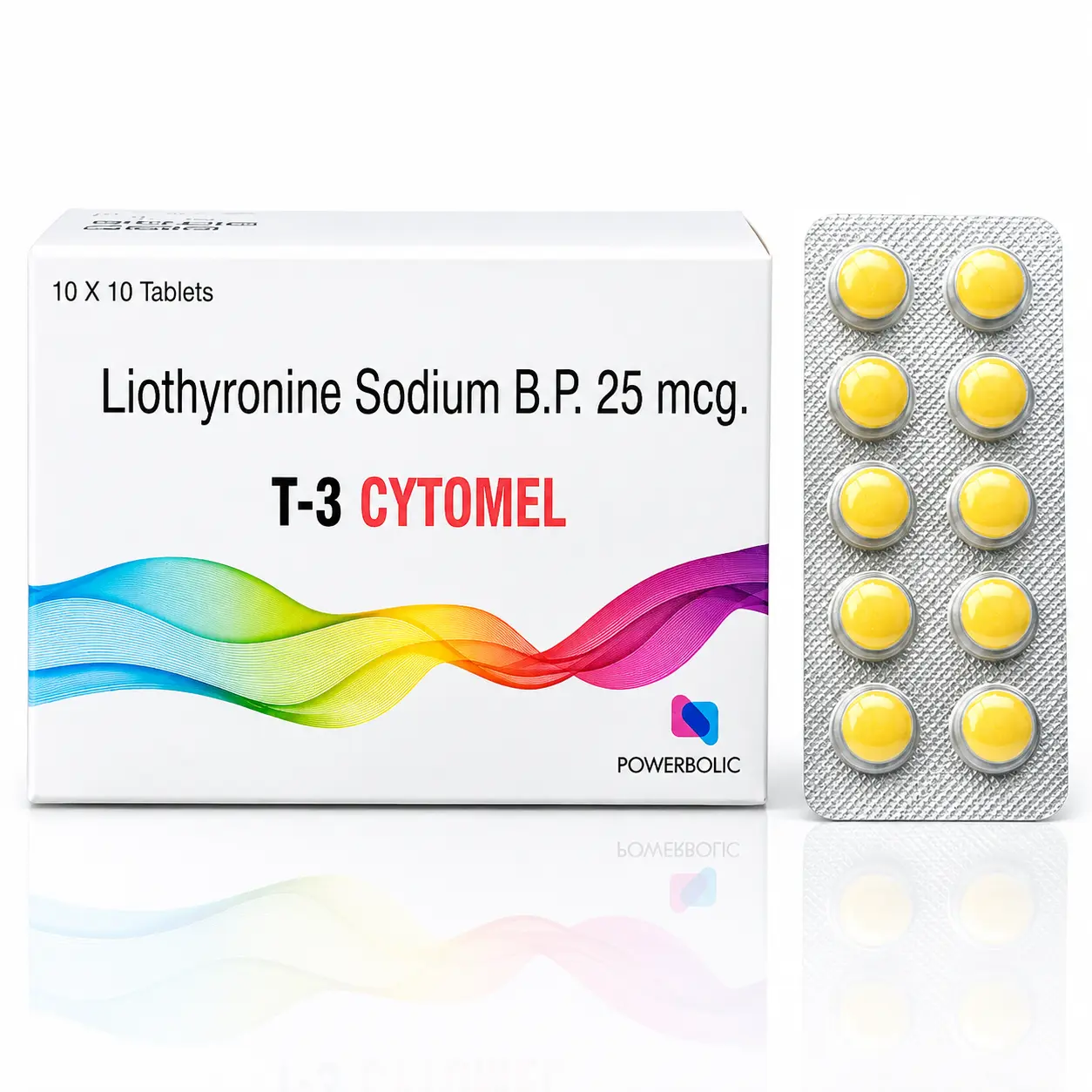 T-3 Cytomel 25mcg - Liothyronine 25mcg