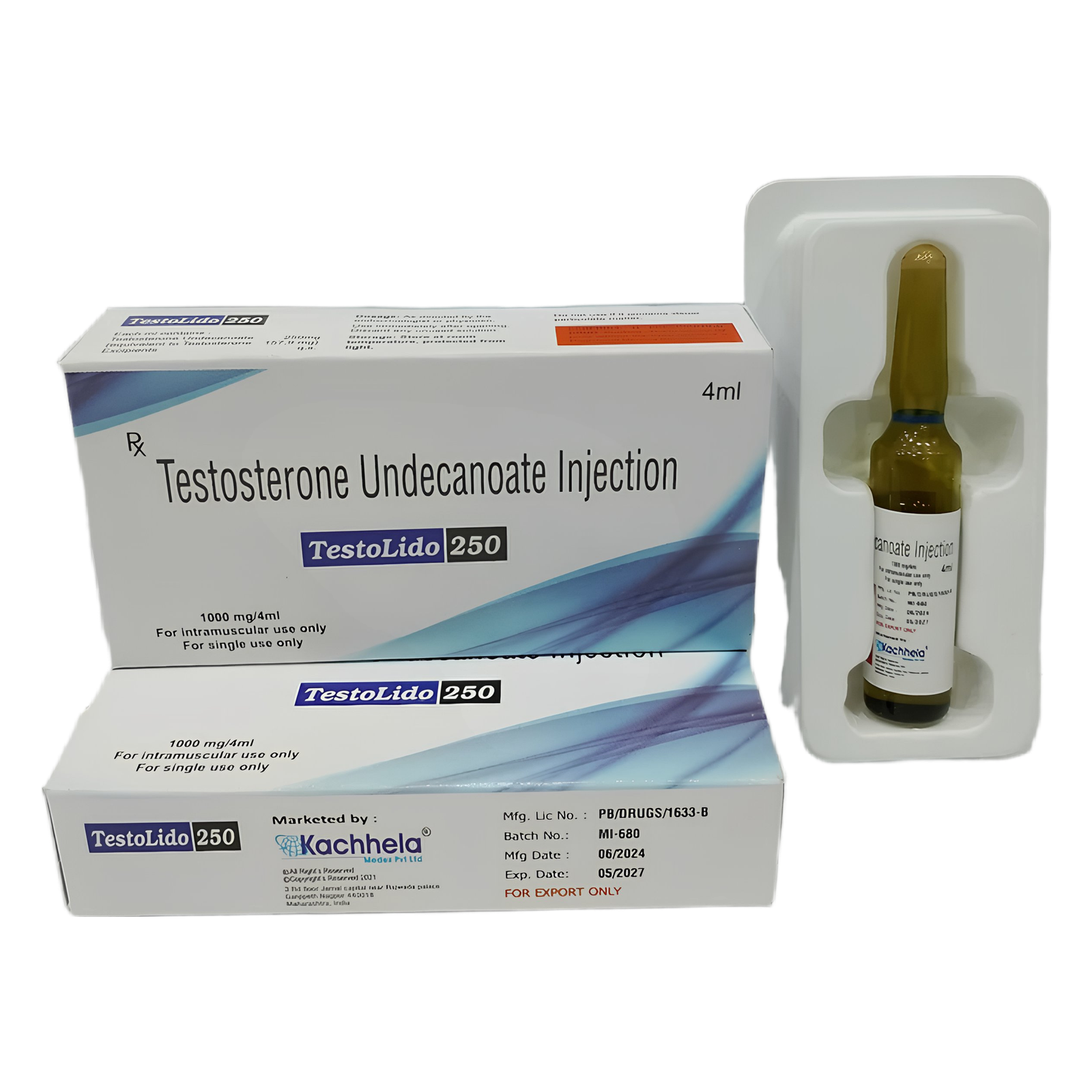 Testolido 250mg - Testosterone Undecanoate