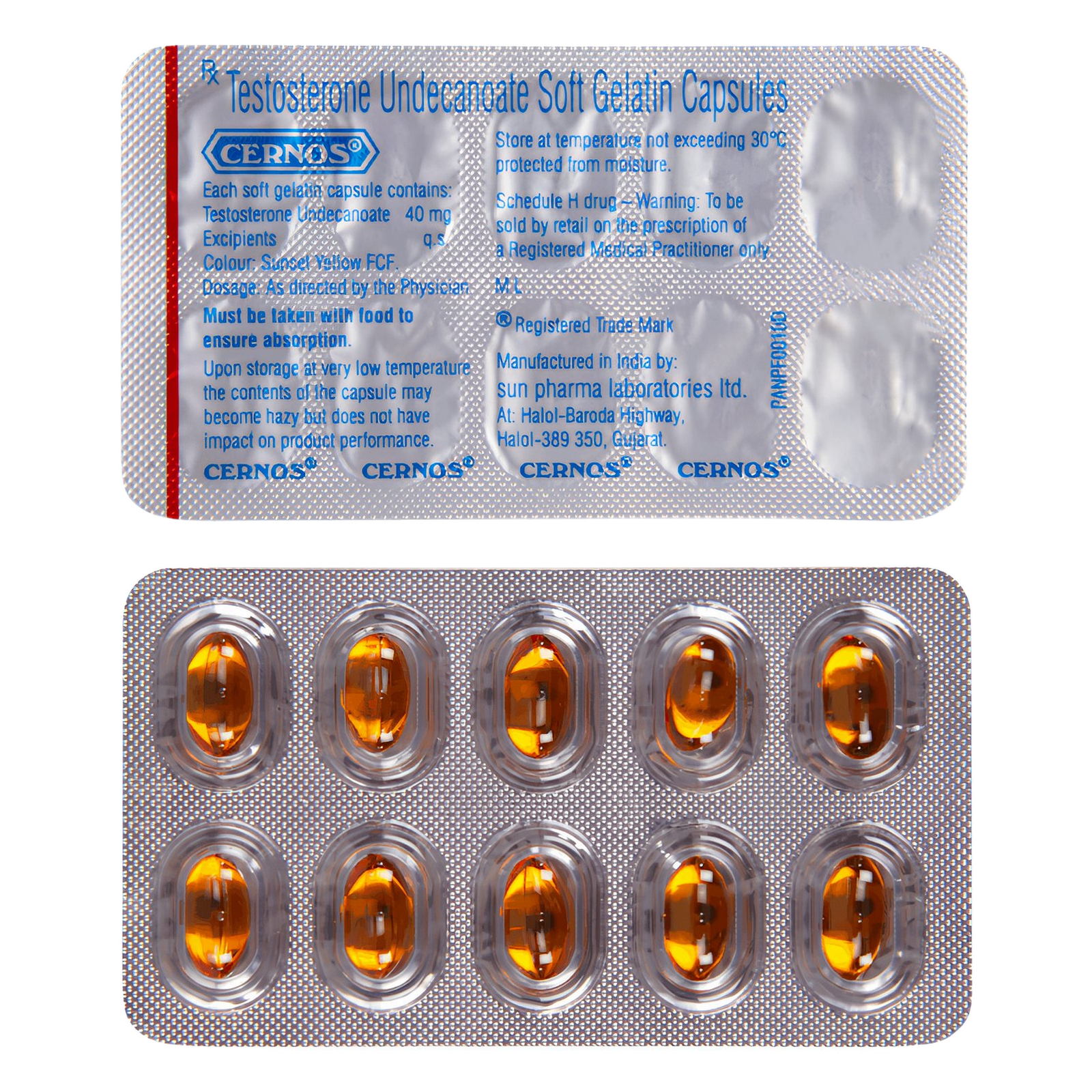 Cernos 40mg - Testosterone Undecanoate